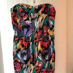 MINKPINK strapless zip front dress